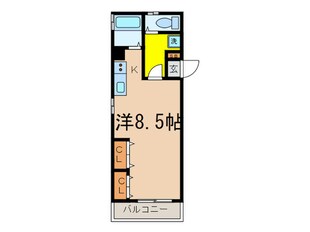 シャトレ春日野道の物件間取画像